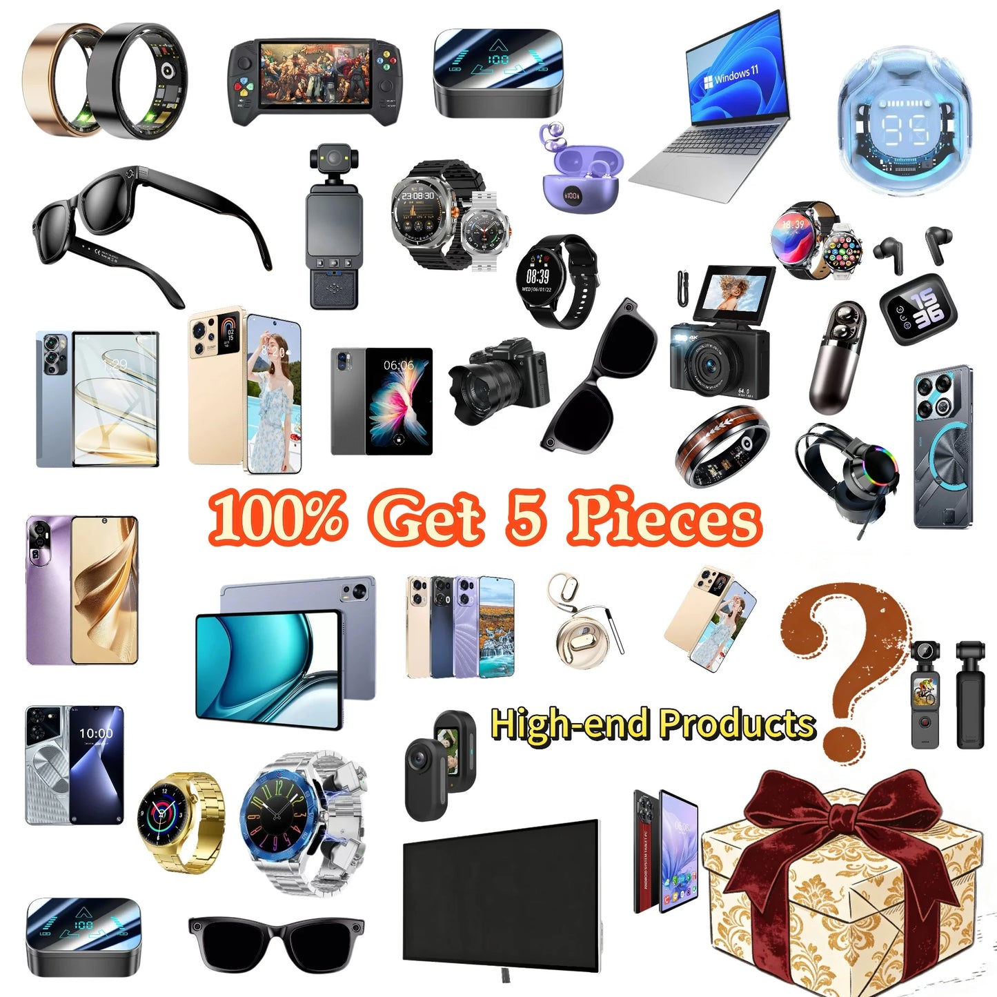 2026 New Electronics 5G Smartphone Smart Mobile 3C Mystery Box Blind Box 100% Surprise Mistery Gift Novelty Blind Box for Family