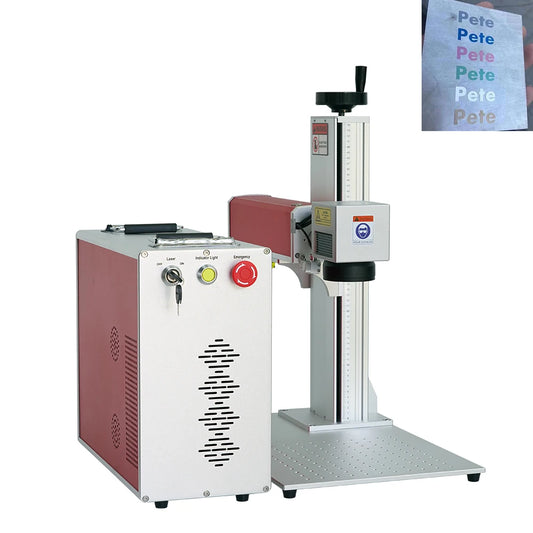 Advanced CO2 UV Fiber Laser Marking Machine With Lift Table For 40W Rotary With 50W 200W RF Apply TPU Mobile Cases