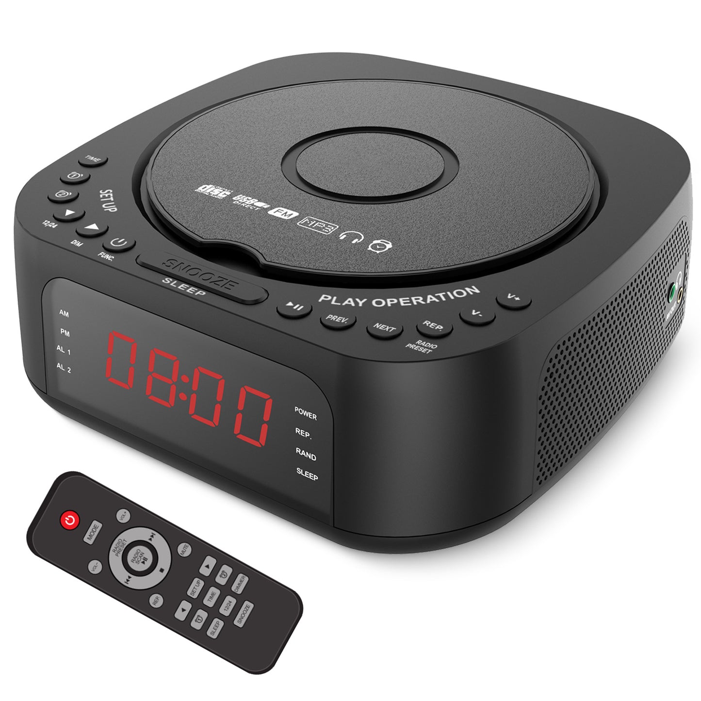 Cross-Border Cd Player Integrated Fm Radio Bluetooth Speaker Cd Player Music Player Radio Multi-Voltage