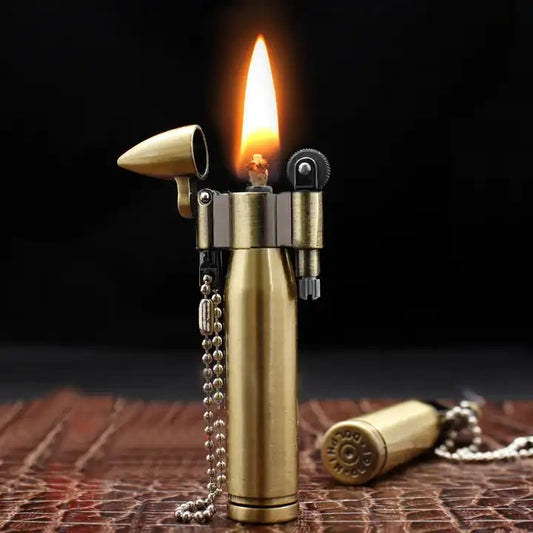 Creative Kerosene Lighter Personality Model Metal Smoking Set Small Grinding Wheel Lighter Cigarette Lighter